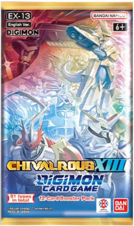 Image of CHIVALROUS XIII - DIGIMON - EX13 - EXTRA BOOSTER PACK