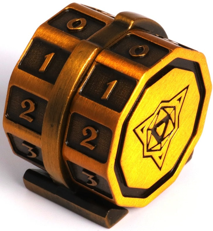 Image of LIFELINK COUNTER V2 - BATTLEWORN GOLD