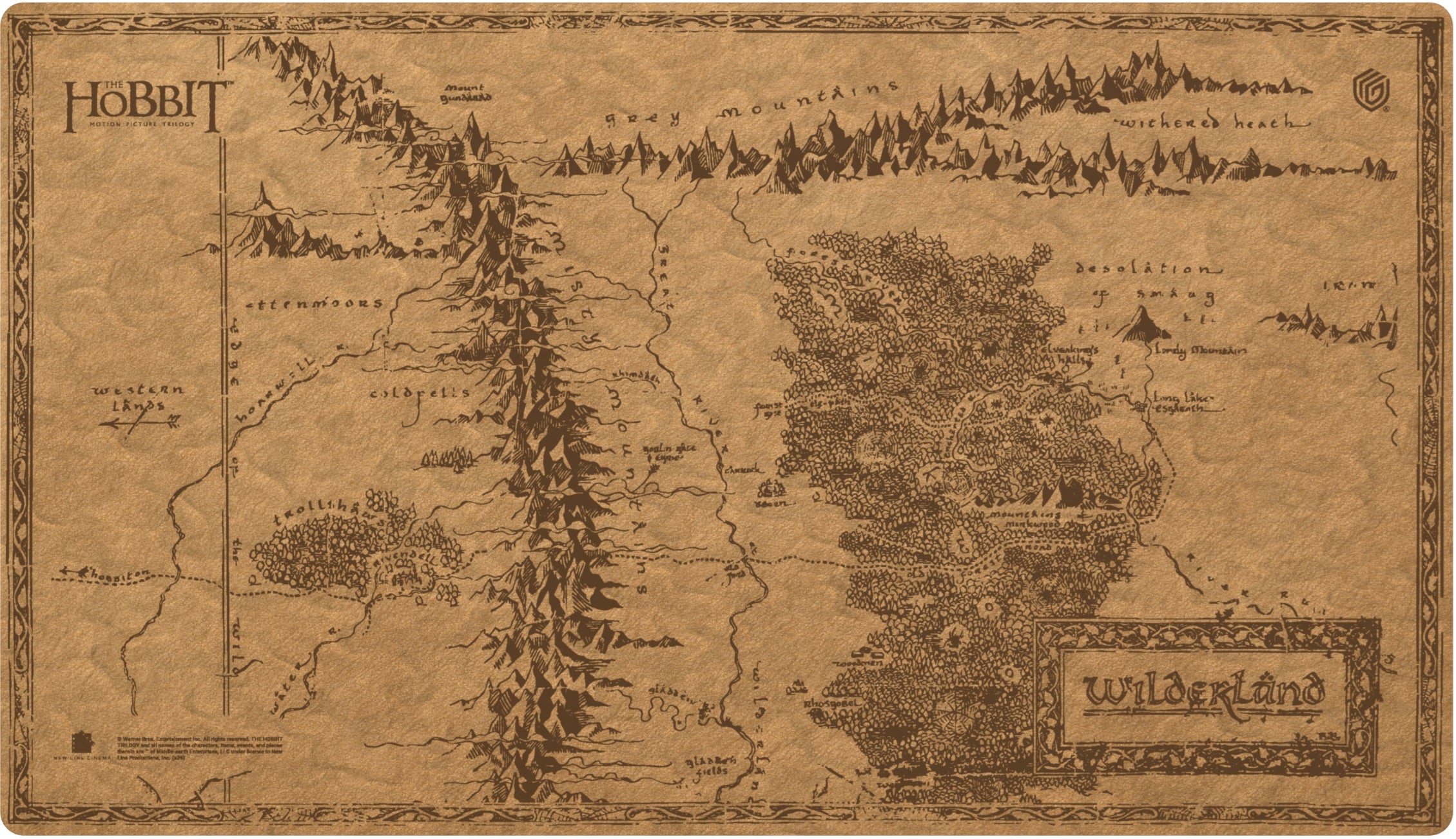 Image of MTG PLAYMAT - THE HOBBIT