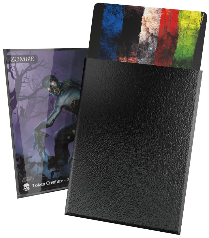 Image of Black Standard Size Card Sleeves - Ultimate Guard CORTEX [100 ct]
