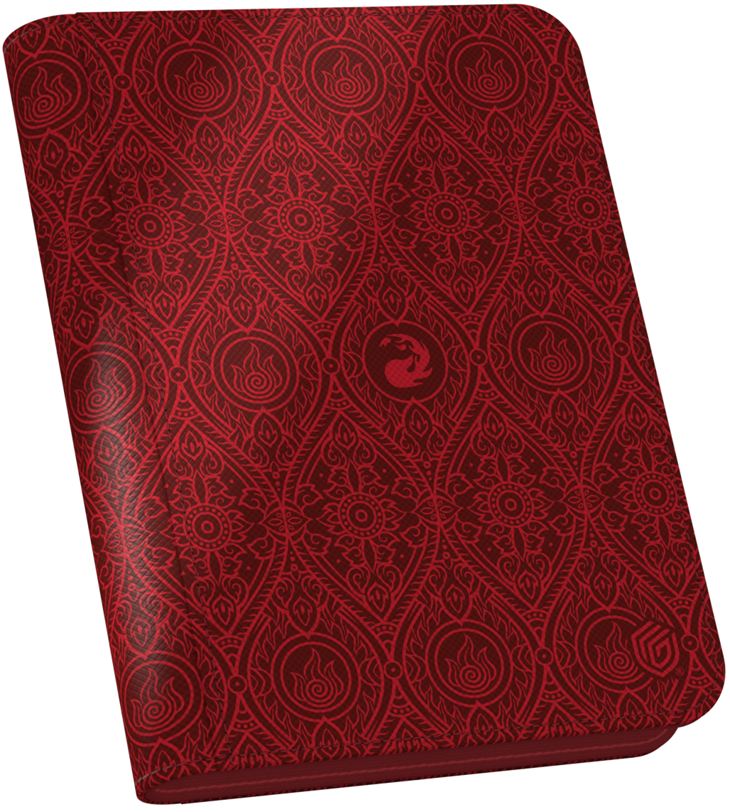 Image of Red Xenoskin Zipfolio 4 Pocket - Avatar: The Last Airbender - Mana Symbol
