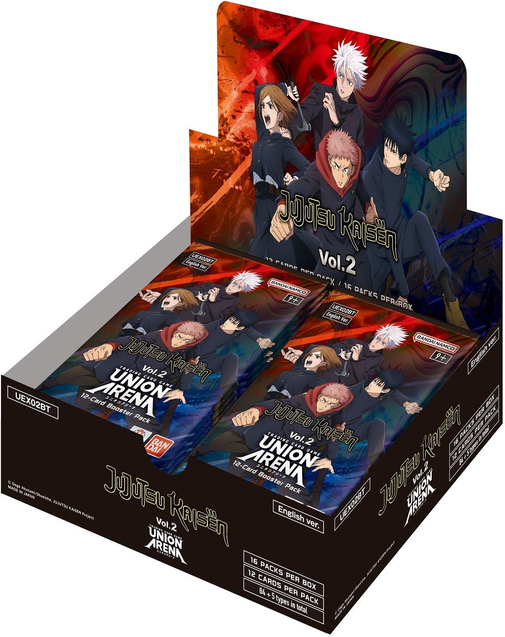 Image of Union Arena - JuJuTsu Kaisen Vol 2.  Booster Box