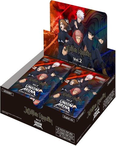 Union Arena - JuJuTsu Kaisen Vol 2.  Booster Box
