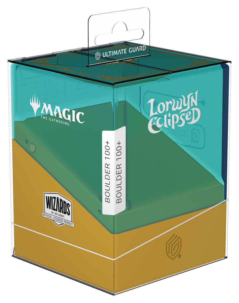 Image of LORWYN ECLIPSED BLUE/YELLOW Ultimate Guard Boulder 100+ MTG Deck Box