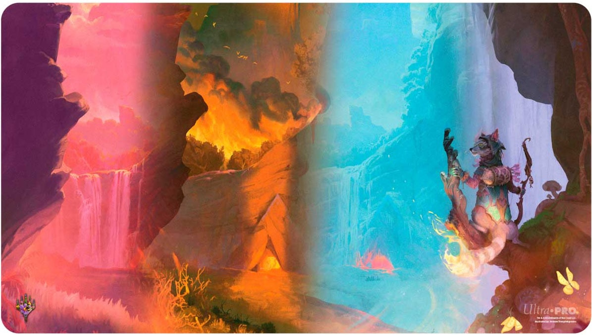 Image of Mountain Four Seasons (Bloomburrow) Playmat