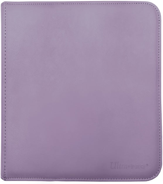 Purple Pro Vivid 12 Pocket Zippered Binder