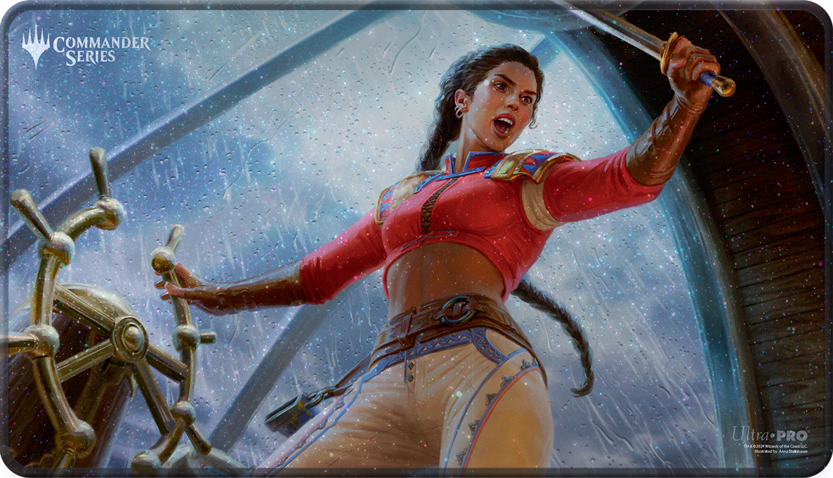 Image of Captain Sisay (Commander Series) Stitched Holofoil Playmat