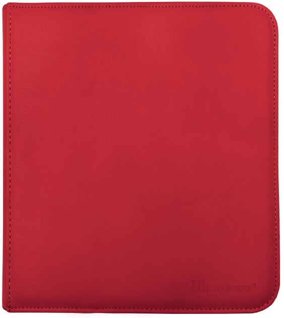 Image of Red 12 Pocket Zippered Pro Binder - Ultra Pro