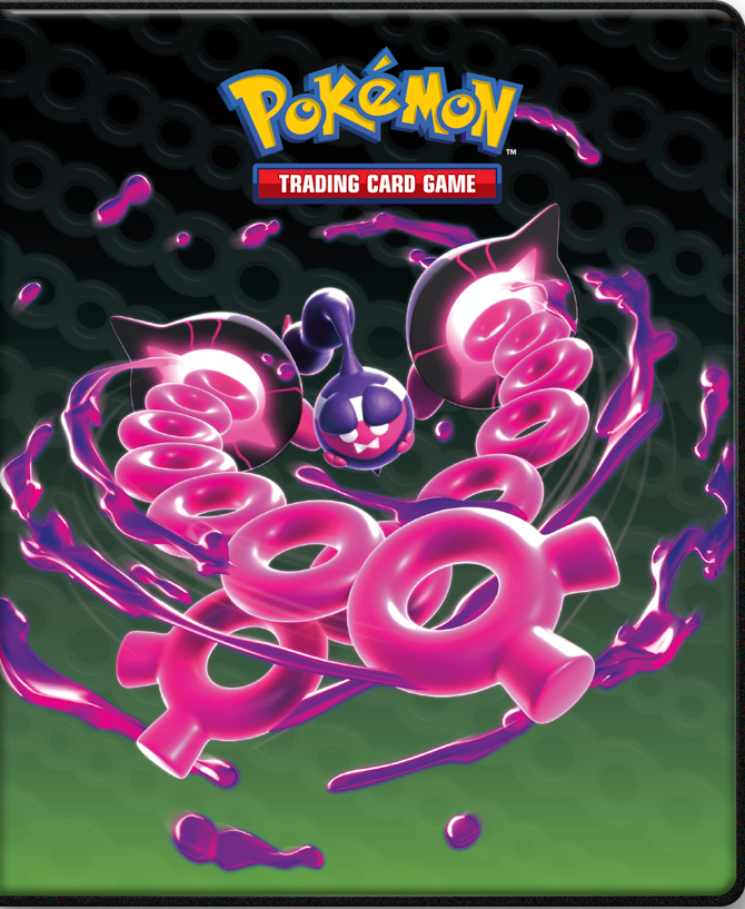 Image of 4-Pocket Binder - Ultra Pro - Pecharunt & Friends (Holds 80 and Oversized Cards)