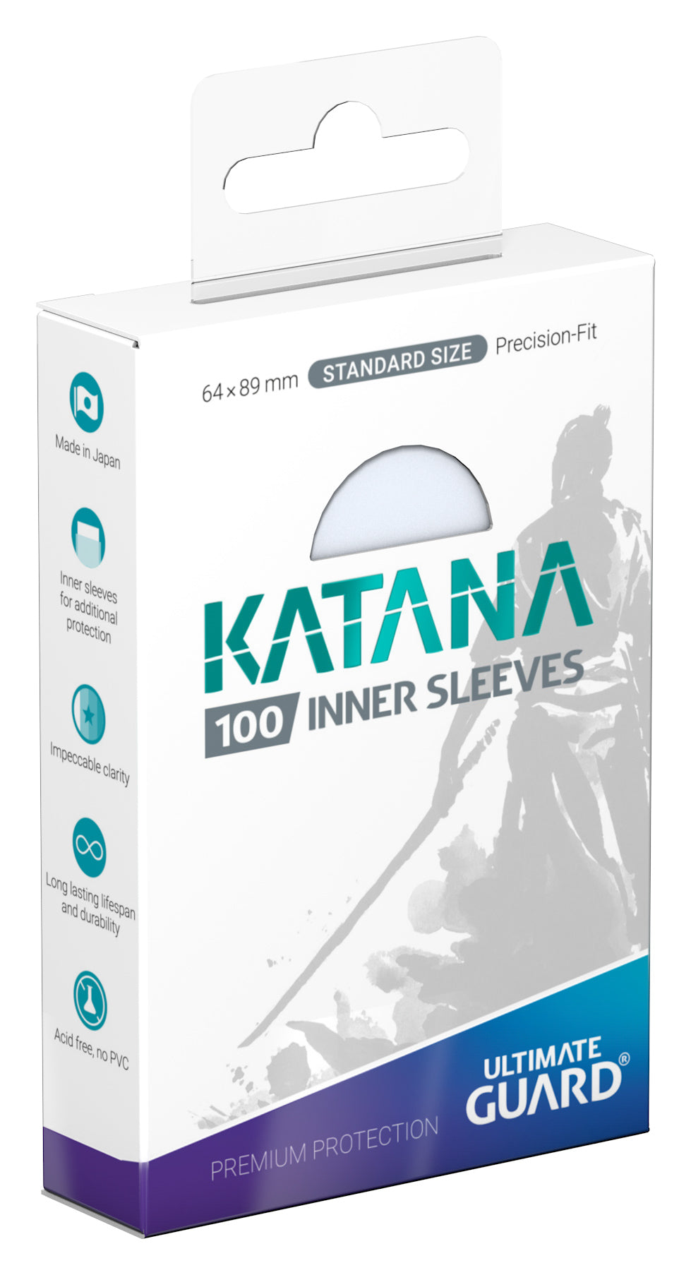 Image of Inner Sleeves Standard Size - Ultimate Guard KATANA [100 ct]