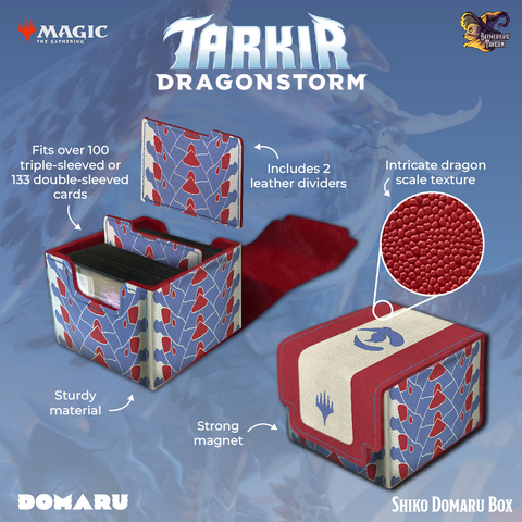 GATHERERS TAVERN MTG TARKIR DRAGONSTORM DOMARU BOX - SHIKO 133+