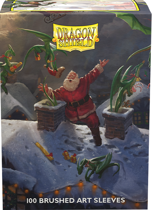 Image of Christmas 2023 Brushed Art Dragon Shield (STANDARD)