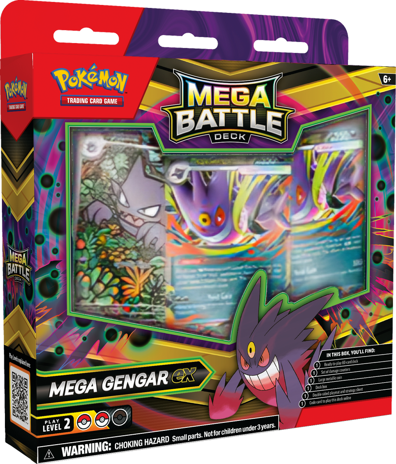 Mega Battle Decks - Pokémon Mega Gengar & Mega Diancie