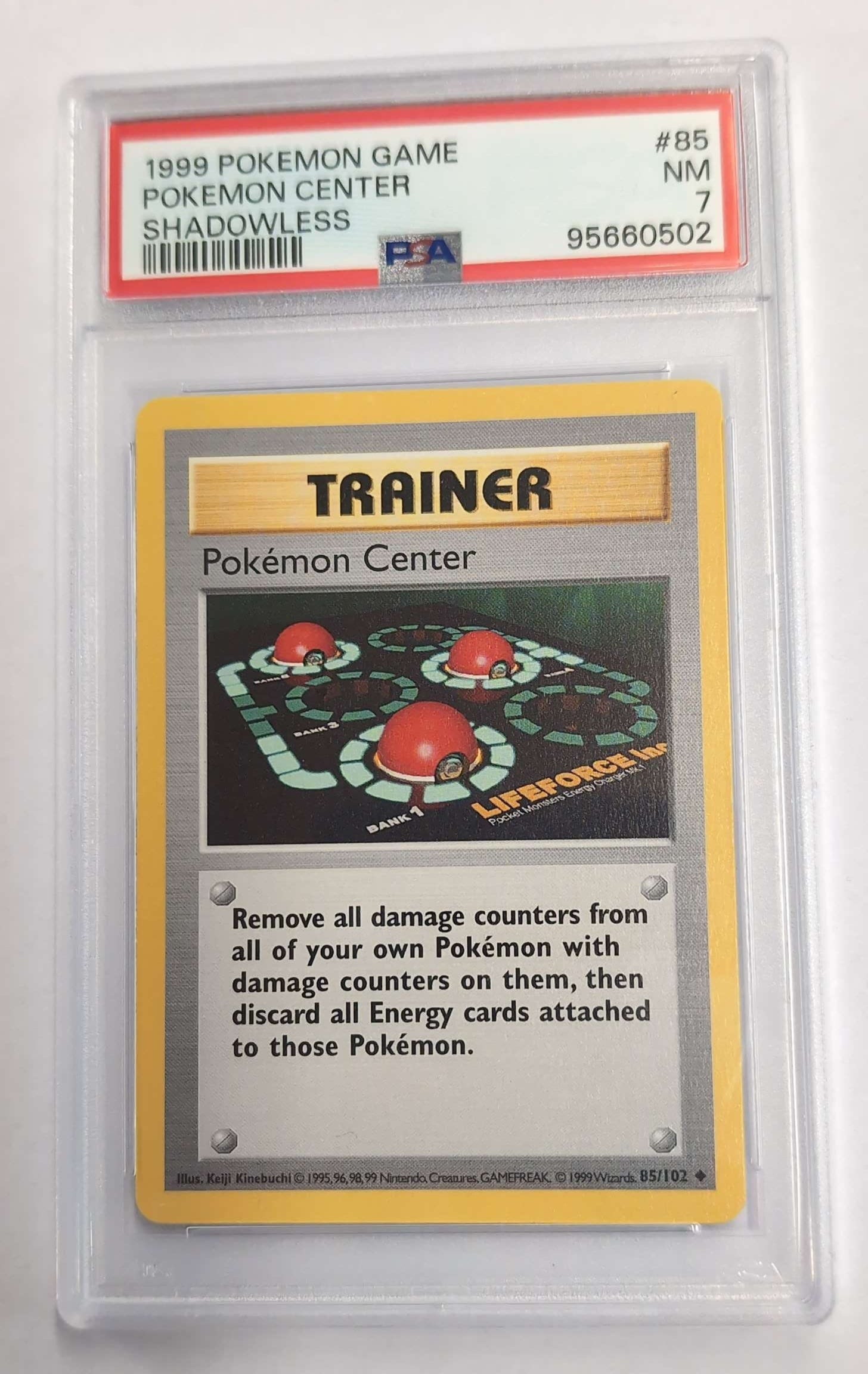 Image of Pokemon Center (Base Set Unlimited SHADOWLESS) No.85 PSA 7