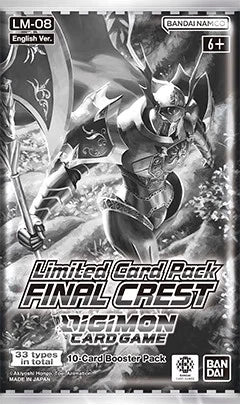 Image of LIMITED CARD PACK FINAL CREST BOOSTER PACK DIGIMON CARD GAME (PREORDER)