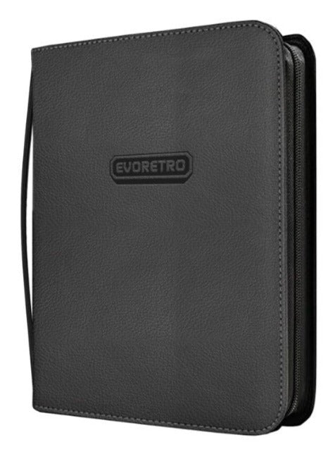 Image of BLACK TOPLOADER BINDER 3X3 EVORETRO SHIELD+