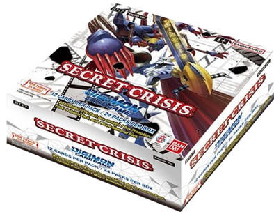 Image of SECRET CRISIS BOOSTER BOX - DIGIMON CARD GAME
