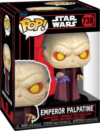 Image of Pop! Star Wars Vinyl Bobble-Head Emperor Palpatine #738