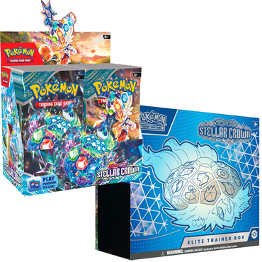 Stellar Crown (SV 7) Booster Box and Elite Trainer Box COMBO (PRE-ORDER)