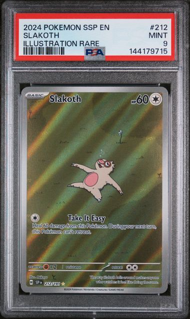 Image of Slakoth (Scarlet & Violet: Surging Sparks) 212/191 PSA 9