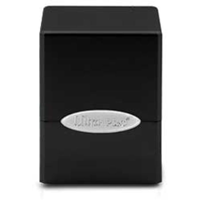 Image of Black Satin Cube Deck Box 100+