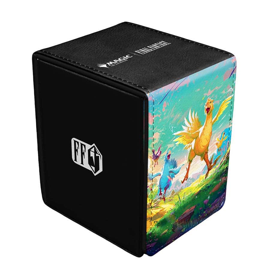 Image of MTG Final Fantasy Premium Alcove Flip Deck Box: Traveling Chocobo