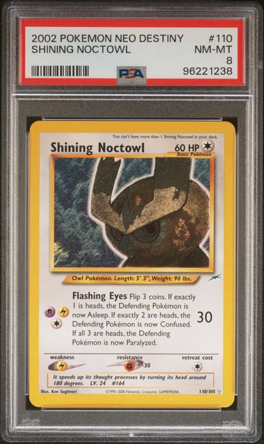 Image of Shining Noctowl (Neo Destiny) 110/105 PSA 8