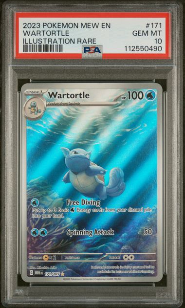 Image of Wartortle (Scarlet & Violet 151) 171/165 PSA 10