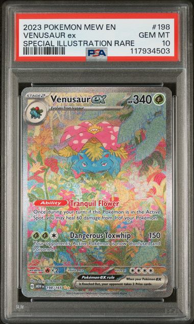 Image of Venusaur ex (Scarlet & Violet 151) 198/165 PSA 10