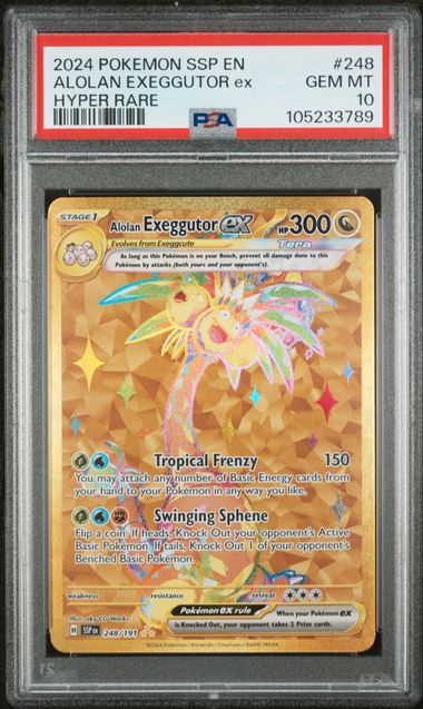 Image of Alolan Exeggutor ex (Scarlet & Violet 151) 248/191 PSA 10