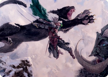 Image of Drizzt Do'Urden Art Card [Dungeons & Dragons: Adventures in the Forgotten Realms Art Series]