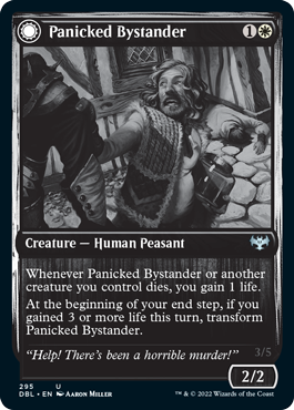 Image of Panicked Bystander // Cackling Culprit [Innistrad: Double Feature]