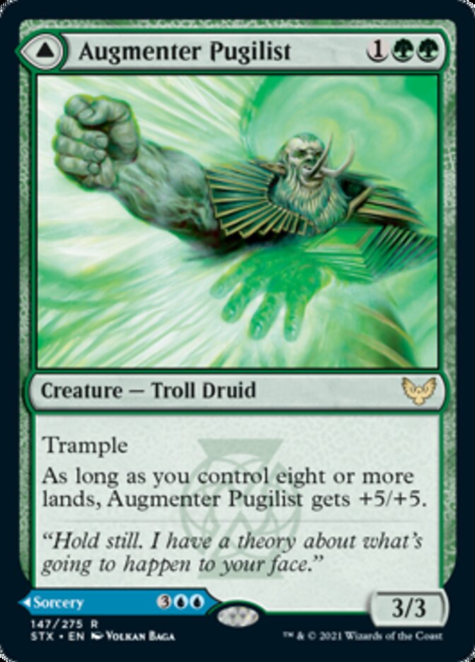 Image of Augmenter Pugilist // Echoing Equation [Strixhaven: School of Mages]