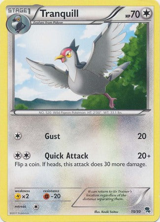 Image of Tranquill (15/30) [Black & White: Trainer Kit - Zoroark]