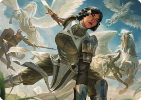 Image of Resolute Reinforcements Art [Dominaria United Art Series]
