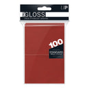 Red Gloss Ultra Pro Standard Sleeves [100 ct]