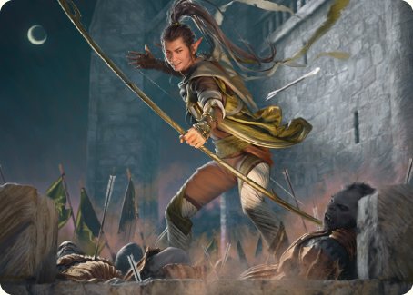 Image of Legolas, Counter of Kills Art Card [The Lord of the Rings: Tales of Middle-earth Art Series]