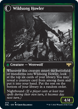 Image of Howlpack Piper // Wildsong Howler [Innistrad: Double Feature]