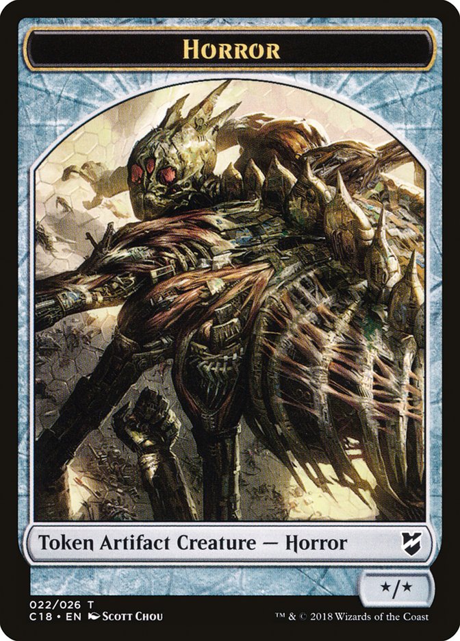 Image of Horror Token [Commander 2018 Tokens]