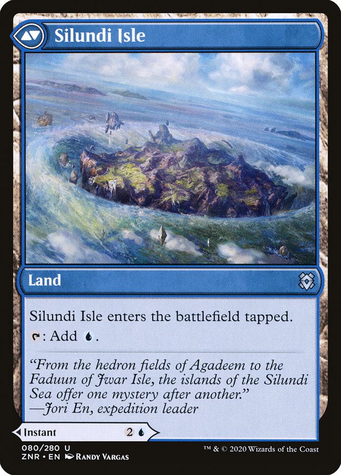 Image of Silundi Vision // Silundi Isle [Zendikar Rising]