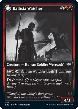 Image of Ballista Watcher // Ballista Wielder [Innistrad: Double Feature]