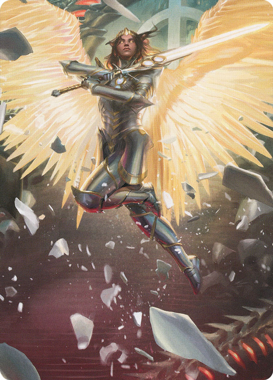 Image of Archangel Elspeth Art Card [March of the Machine Art Series]