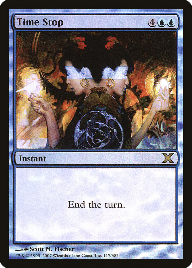 Image of Time Stop (Premium Foil) [Tenth Edition]