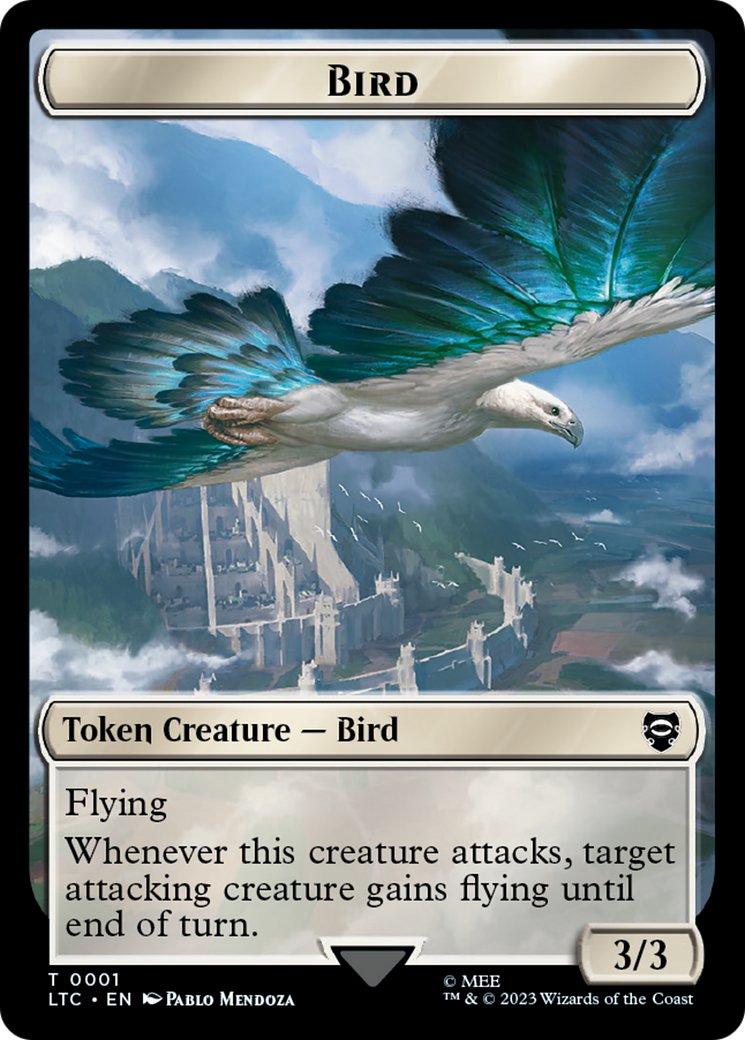 Image of Bird // Goat Token [The Lord of the Rings: Tales of Middle-Earth Commander Tokens]