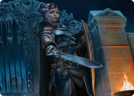 Image of Cemetery Protector Art Card [Innistrad: Crimson Vow Art Series]