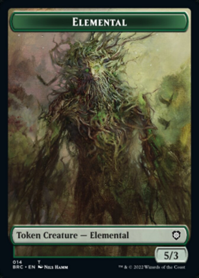 Image of Powerstone // Elemental Double-Sided Token [The Brothers' War Tokens]