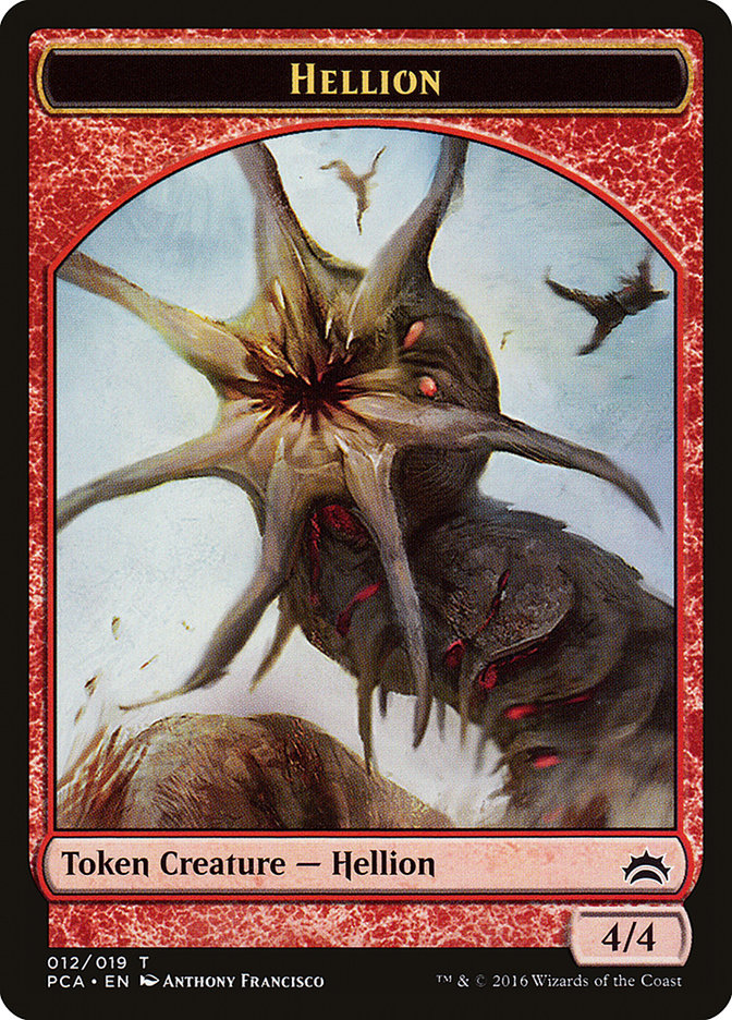 Image of Hellion Token [Planechase Anthology Tokens]