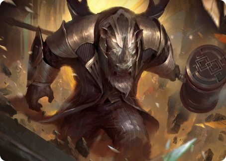 Image of Perrie, the Pulverizer Art Card [Streets of New Capenna Art Series]