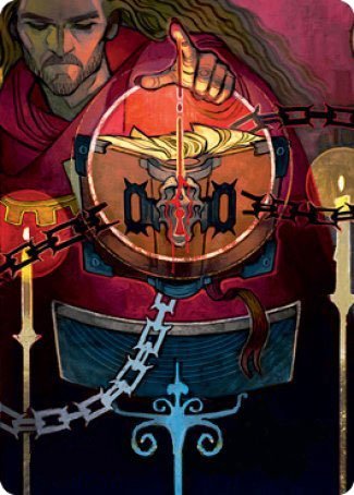 Image of Sign in Blood Art Card [Strixhaven: School of Mages Art Series]