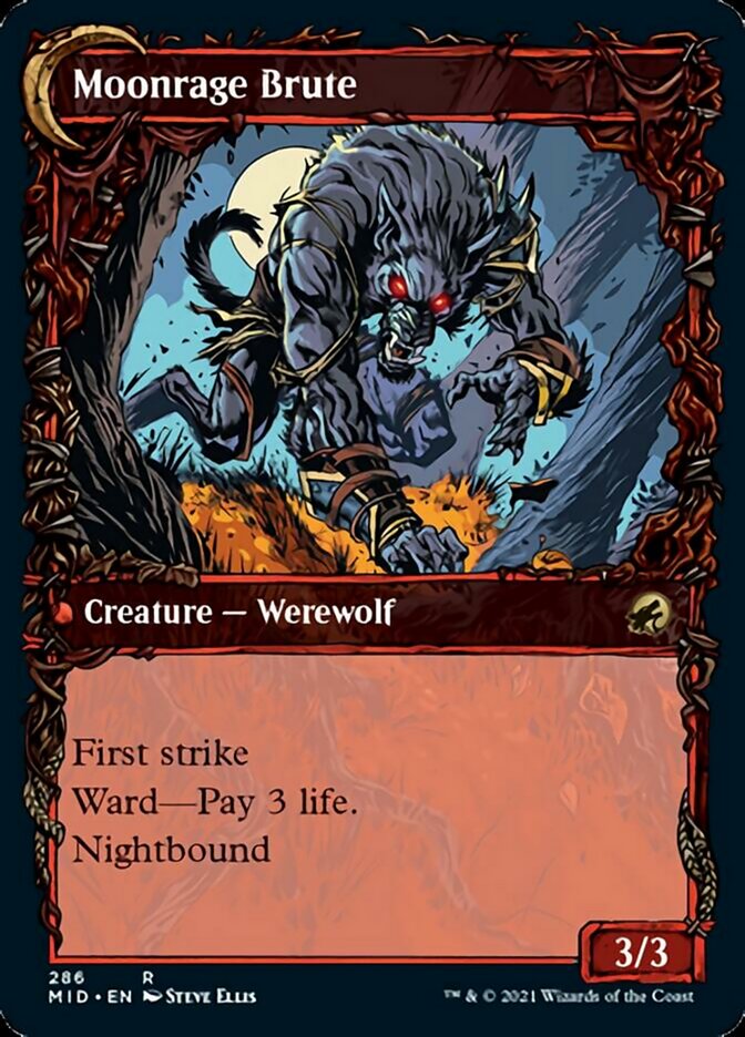 Image of Brutal Cathar // Moonrage Brute (Showcase Equinox) [Innistrad: Midnight Hunt]